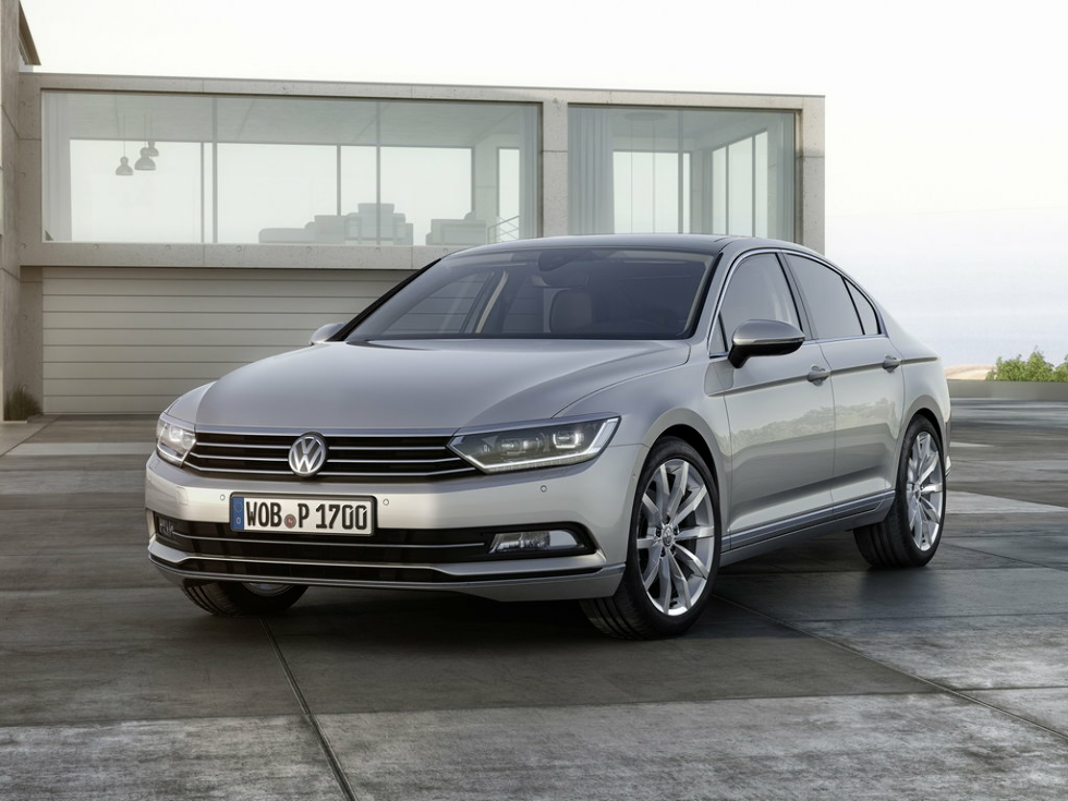 Коврики ЭВА "EVA ромб" для Volkswagen Passat (седан / B8) 2014 - Н.В., черные, 4шт.