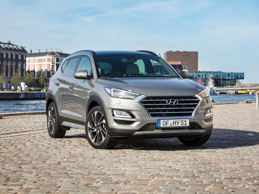 Коврики текстильные "Классик" для Hyundai Tucson III (suv / TL) 2018 - 2021, черные, 5шт.