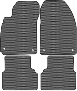 Коврики ЭВА "Сота" для Saab 9.3 (кабриолет) 2007 - 2011, серые, 4шт.