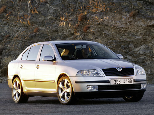 Коврики текстильные "Комфорт" для Skoda Octavia II (лифтбек / A5) 2004 - 2008, ые, 5шт.