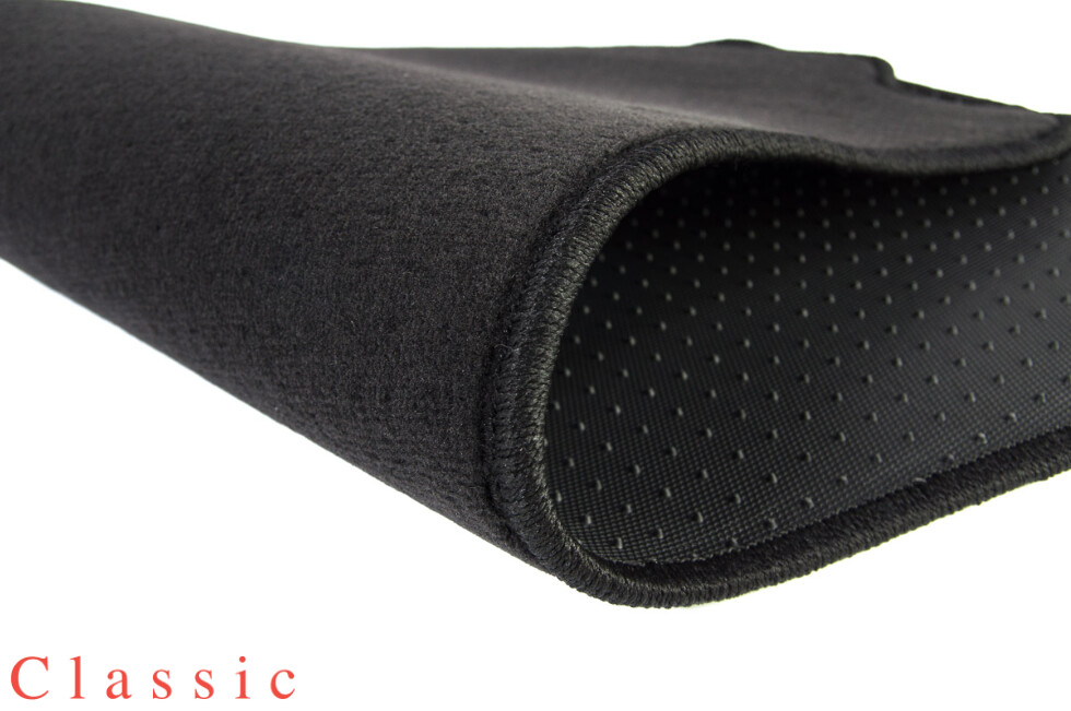 Коврики текстильные "Классик" для Volkswagen Jetta VI (седан / NF) 2010 - 2014, черные, 5шт.