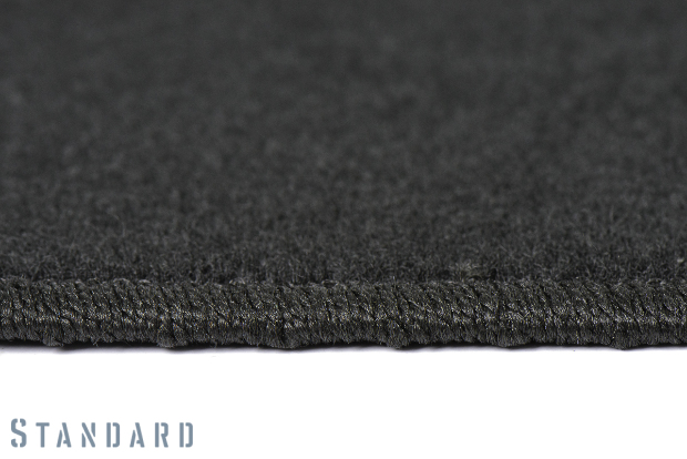 Коврики текстильные "Стандарт" для Mazda 6 (лифтбек / GH) 2010 - 2012, черные, 2шт.
